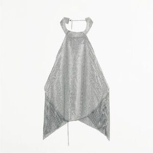 ZARA LIMITED EDITION RHINESTONE'S CROP TOP
